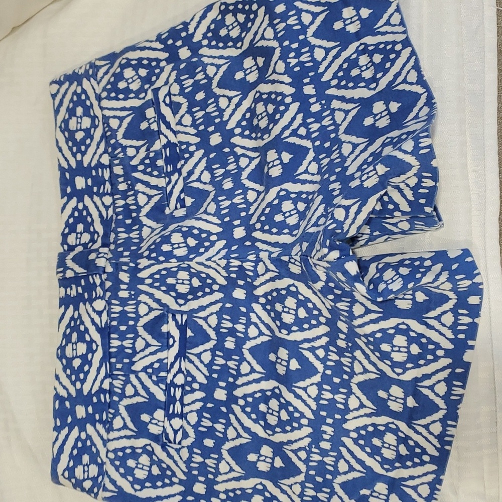 J.crew stretch city fit blue shorts size 2 - Picture 5 of 11